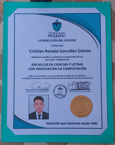 Titulo Cristian Renato
